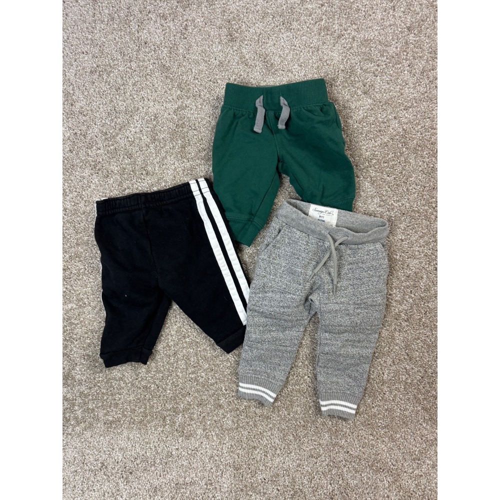 0-3 Month Lot of 4 pants
